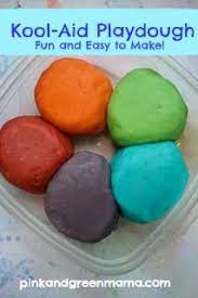 Pink And Green Mama Easy Kool Aid Play Dough Recipe Kool Aid Play Dough Recipe Kool Aid Playdough Recipe