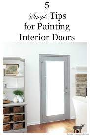 They make a ceiling look taller. Simple Tips For Painting Interior Doors The Crowned Goat