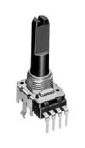 2pcs/lot taiwan produces rk11 potentiometers, power amplifier, potentiometer b10k, shaft length 15mm10, from the package heat. Rk11k114f30c0b104 With Center Tap Alps Alpine Mouser