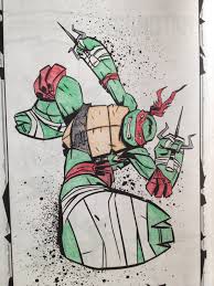 Leonardo (leo), wears a blue mask and uses two katana. Ninja Turtle Hopscotch Tigers