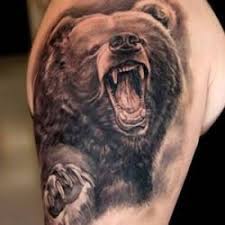 Home Custom Tattoo Design Bear Tattoos Grizzly Bear Tattoos Bear Tattoo
