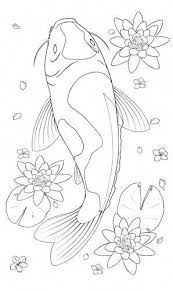 Realistic Coloring Pages Koi Fish Tattoo Coloring Pages Koifishcolors Koi Malerei Fisch Kunst Zeichnung