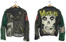 Crusty Leather Vice United States Punk Jackets Punk Leather Jacket Battle Jacket
