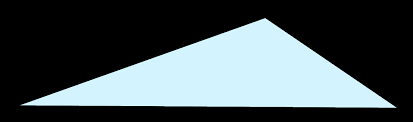 Das nebenstehende dreieck ist ein stumpfwinkliges dreieck, weil der winkel größer als 90° ist. Dreiecke Einteilung Nach Winkel
