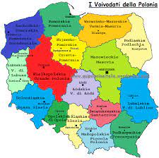 La mappa qui sotto a sinistra infatti è quella tracciata dall' eurostat: Mappe Regioni E Territori Della Polonia Qui Polonia Italia