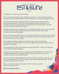 Love, lost & found (2021). Annie Mac On Twitter Absolutely Gutted About This We Will Be Back In 2021 Sending My Love To The Whole Amplostandfound Team And To All Of You Who Stayed With Us During