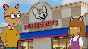Arthur And Dw Behaves At Chuck E Cheeses