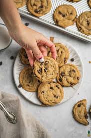 Stir into the butter mixture until well blended. Classic Vegan Chocolate Chip Cookies