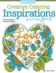 We have a great selection of free valentine coloring pages! Creative Coloring Inspirations From The Heart Art Activity Import It All