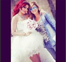 بالصور فستان زفاف هيفاء وهبي في كلام على ورق مجلة زنوبيا Wedding Dresses Dresses Fashion