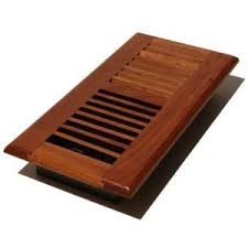 Decor Grates 4 In X 14 In Solid Brazilian Cherry Wood Floor Register With Damper Box Wlc414 N The Home Depot Floor Registers Cherry Wood Floors Brazilian Cherry Wood