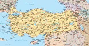 Mapa de turquia l'àsia occidental d'àsia. Turquia Mapa