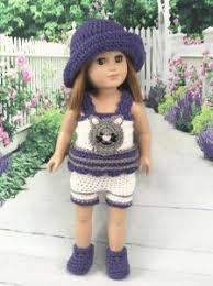 This dress, bonnet and bag is pretty and has a lovely design. Crochet Patterns Galore Doll Clothes American Girl Doll 131 Free Patterns
