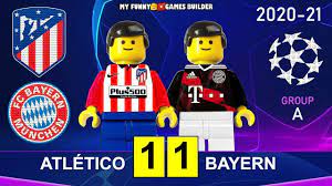 Atletico Madrid Vs Bayern 1 1 Champions League 20 21 In Lego All Goals Highlights Lego Football Madrid Vs Bayern Lego Football Bayern