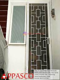 Untuk desain rumah minimalis sekarang ini banyak yang memiliki garasi mobil samping rumah tanpa atap. Pintu Teralis Minimalis Buat Pintu Samping Rumah Di Pondok Cabe Tangerang Jual Kanopi Tralis