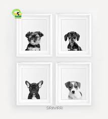 Black And White Dachshund Print Black And White Dog Wall Art Set Dog Lover Print Set Pet Etsy In 2020 Dog Wall Art Dog Print Art Wall Art Sets