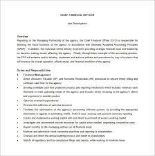 An employer would be required to mention details such as salary, working hours. Cfo Job Description Template 9 Free Word Pdf Format Download Free Premium Templates