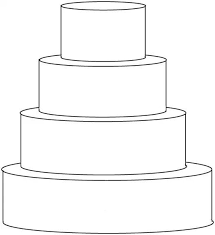 Kate's cakes mollymook specialty cakes & cupcakes birthday cakes, wedding cakes, christening cakes and special events. 4 Tier Round Template Cake Templates 4 Tier Wedding Cake Cake Decorating Tutorials