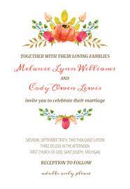 Flowers Crown Wedding Invitation Template Free Greetings Island Free Printable Wedding Invitations Free Printable Wedding Invitation Templates Wedding Invitations Printable Templates