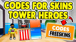 Roblox tower heroes codes give rewards in tower heroes. New Skin Code New Update Code Tower Heroes Roblox July 2020tower Heroes Codes For Coins Youtube