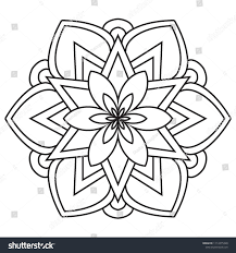 If you like the mandala and want to color it, click the print button or our free printable mandalas are suitable for young and old. Easy Mandala Coloring Pages For Kids Drawing With Crayons