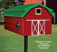 Shop mailbox from pottery barn. Birdhouse Wood Patterns Eight Room Red Barn Birdhouse Plans