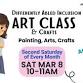 Differently Abled Inclusive Arts & Crafts Class Mar 8 10am-11am