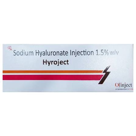 Buy Hyroject 1.5% PFS Injection 1's online | Uses, Side Effects, Price and substitutes | Apollo Pharmacy