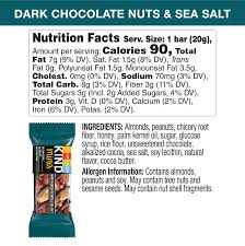 Kind Minis Dark Chocolate Nuts Sea Salt Bars 0 7 Oz 10 Count Walmart Com Walmart Com