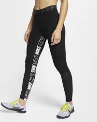 Black And Gold Nike Pro Leggings Women S Graphic Tights Nike Pro Today S Fashion Fitness Item Nike Nikeleggings Fitnessleggings Nike Women Outfits Nike Pro Women Sporty Outfits