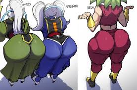 dragon ball, kefla, marcarita, vados, blackwhiplash - Rule 34 World