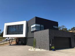 Stack bond concrete block texture. Graphite Stack Bond Bricks Swain Constructions Modern Exterior Other By Island Block Paving Houzz