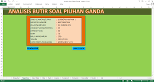 Format analisis butir soal pilihan ganda dan uraian k13 excel ini merupakan sebuah aplikasi atau format excel yang sudah diberi rumus sehingga memudahkan anda dalam menganalisis soal hanya dengan meng entry jawaban siswa dan jawaban seharusnya. Analisis Soal Pilihan Ganda Lebih Gampang Dengan Aplikasi Otomatis Microsoft Excel Sch Paperplane