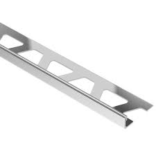 Maybe you would like to learn more about one of these? Schluter Systems Schiene Stainless Steel 5 8 In X 8 Ft 2 1 2 In Metal L Angle Tile Edging Trim E160 The Home Depot