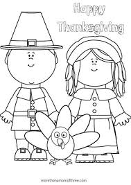 With this printable, you can have adults or kids print it out and fill in. Free Printable Thanksgiving Coloring Pages My Amusing Adventures