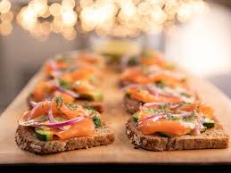 Smoked Salmon Tartines Recipe Food Network Recipes Smoked Salmon Food