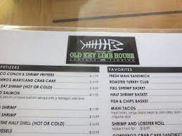 Order online and track your order live. Nice Menu Picture Of Old Key Lime House Lantana Tripadvisor