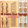 Modern elegant entrance hall design with a large luxury main entrance door. 1