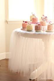 Tutu Tablecloth Tutorial Girl Inspired Tutu Tablecloth Tulle Tablecloth Party Decorations