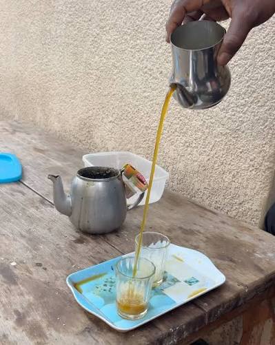 Ataya (Tea) Time with my Malian brother., I’ve always enjoyed bonding with  my West African family indulging in Ataya in a uniquely West African way. ,  Come and live vicariously by joining me for a ☕️ ...