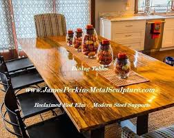 style chrome retro dining table set red