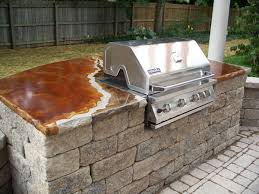Built to help keep the smoke to a minimum, this electric grill is well. B T Klein S Landscaping Hardscapes Built In Grills