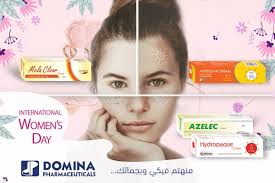 بيوم #المرأة_العالمي تحية لكل طالبة وموظفه وطبيبة وصيدلانية ومهندسة ومحاسبة  وحقوقية وربة منزل .. ولإننا بشركة دومِنا نهتم بكل شيء يخصك مستحضراتنا  موجوده لعلاج كل مشاكل البشرة التي تتعرضين لها خلال ممارستك