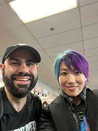 Meeting Asuka at the airport was a dream come true