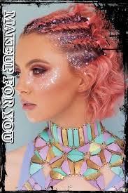 20 Best Trendy Festival Makeup Ideas For Women Makeup Tutorials Hair Styles Coachella Hair Festival Makeup Glitter