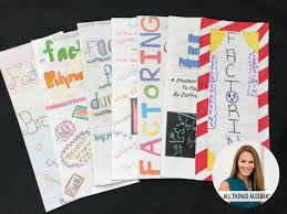 The process of writing a polynomial as a product of prime factors. Looking For An Activity Idea For Factoring Polynomials These Factoring Brochures Are Simpl Factoring Polynomials Factoring Polynomials Activity Polynomials