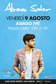 Born in barcelona, soler initially played in a pop group called urban lights with his brother and a few friends. Alvaro Soler Concert At Asiago 9 August 2019