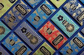 Marou Le Chocolat Aussi Bon Que Beau Par Antoine Peltier Emballage Chocolat Chocolat Couleurs Art Deco