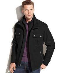 Michael Michael Kors Big And Tall Alahambra Wool Blend Knit Bib Hipster Coat Coats Jackets Men Ma Hipster Coat Hipster Mens Fashion Mens Winter Fashion