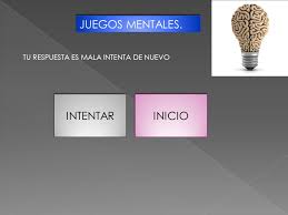 Los juegos mentales y sus respuestas o juegos de inteligencia, potencian habilidades y aptitudes que inciden directamente en la mejora de los acertijos mentales con respuesta respuestas juegos de agilidad mental juegos para pensar juegos mentales imagenes pensamiento lateral desafio. Juegos Mentales Iniciar Reglas Ppt Descargar